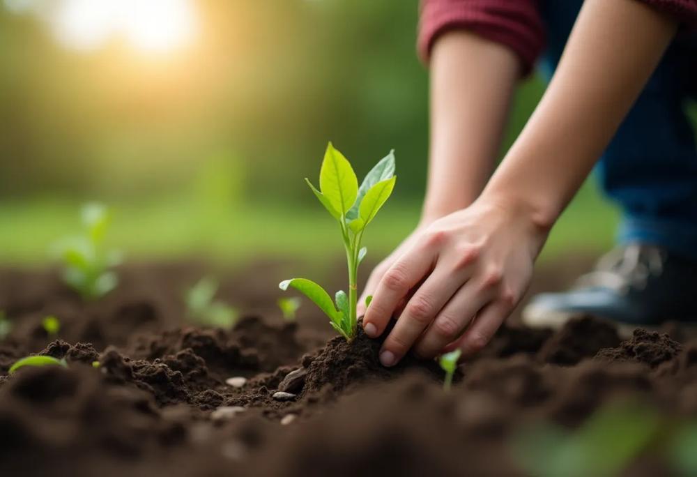 Planting seedling